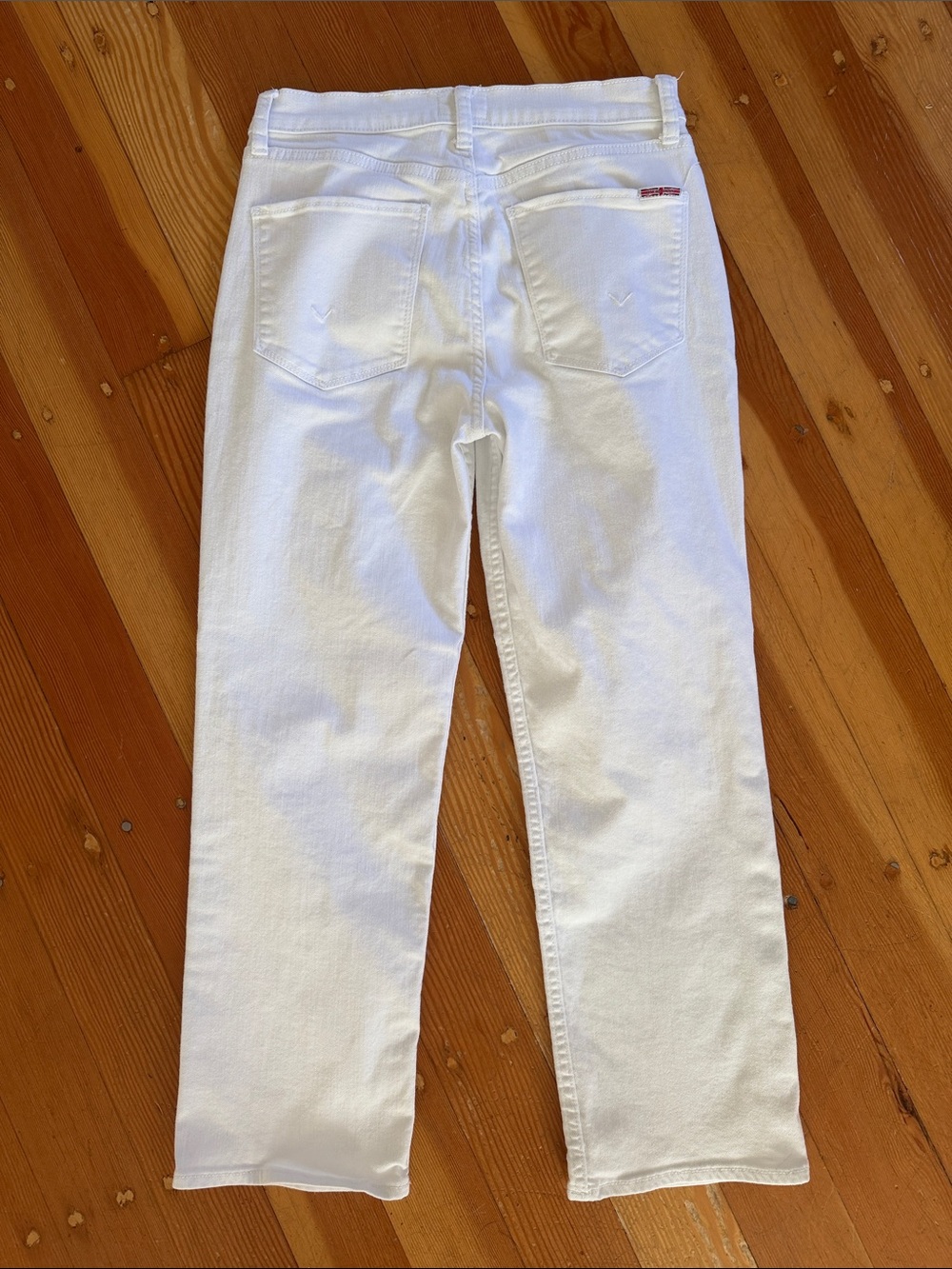 Hudson Noa White Denim Straight Leg High Rise Ankle Jeans 26 - Picture 5 of 7